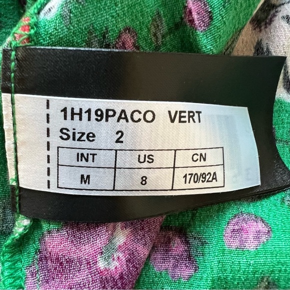 BA&SH Paco Long-Sleeved Floral wrap blouse with V-Neck 17737 - Picture 10 of 10